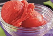 blood orange sorbet