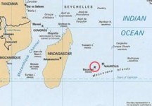 Reunion Island - map