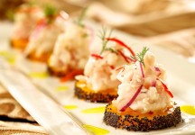 Poppy Seed Pumpkin & Sea Bass Ceviche