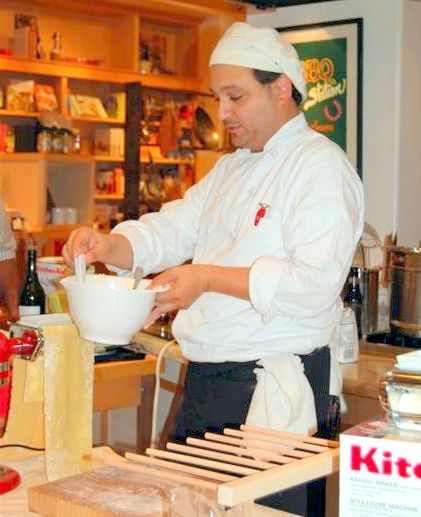 Homemade Ravioli with the help of KitchenAid - Chef Franco Lania