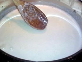 Ricotta Cheese - milk and cream addition 