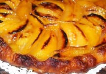 Caramelized Peach Tart