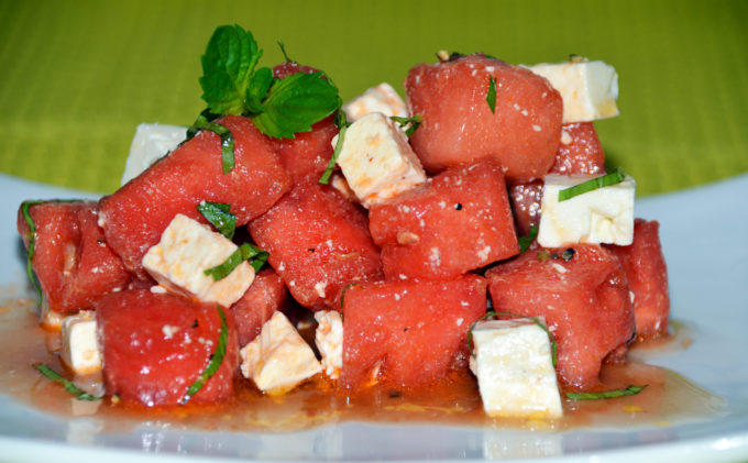 Watermelon and Feta Salad 