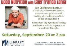 Chef Franco Lania - Chatham Library Event