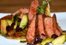 Seasoned Top Sirloins with Minnesota Wild Rice Griddle Cakes