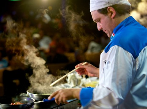 Cooking for happiness demo ( at sea)