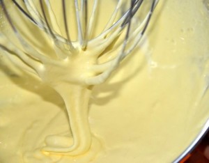 Egg Yolks and Sugar - Ribbon Consistency 