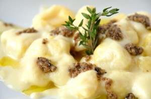 Potato Gnocchi and Cauliflower Truffle Cream Sauce 