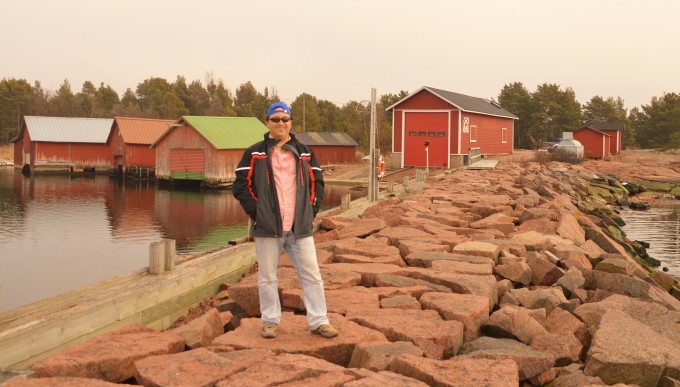 Ferry stop to Sweden