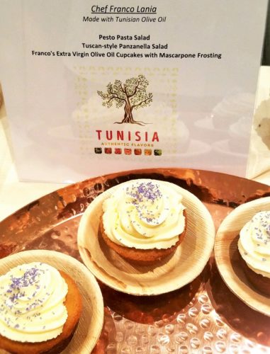 Tunisian Olive Oil Cupcakes with Mascarpone Frosting 