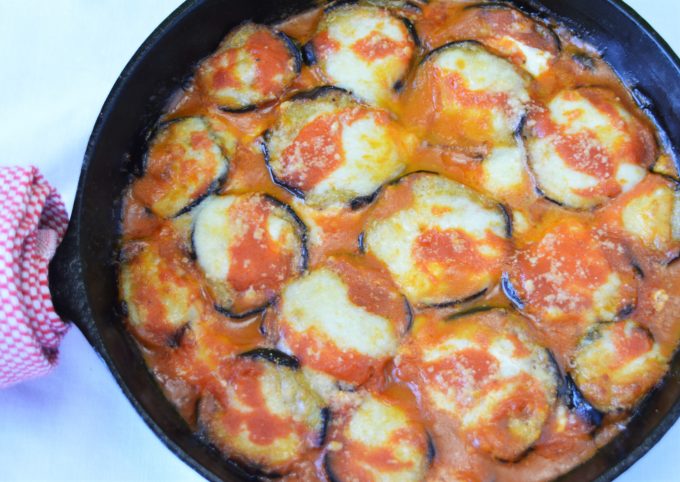 Cast Iron Skillet: Eggplant Parmigiana 