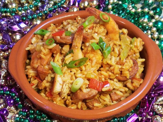 Meat and Shrimp Jambalaya 