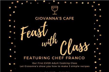 Guest chef event at Giovanna's Cafe of Ramsey, New Jersey 