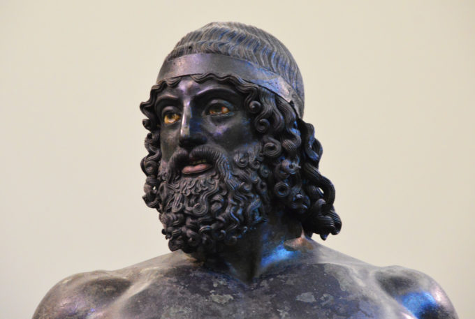 Riace Bronze, statue A