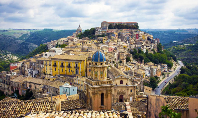 Ragusa in southeast Sicily