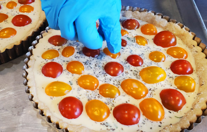 Cherry Tomato Tart | Iowa State University