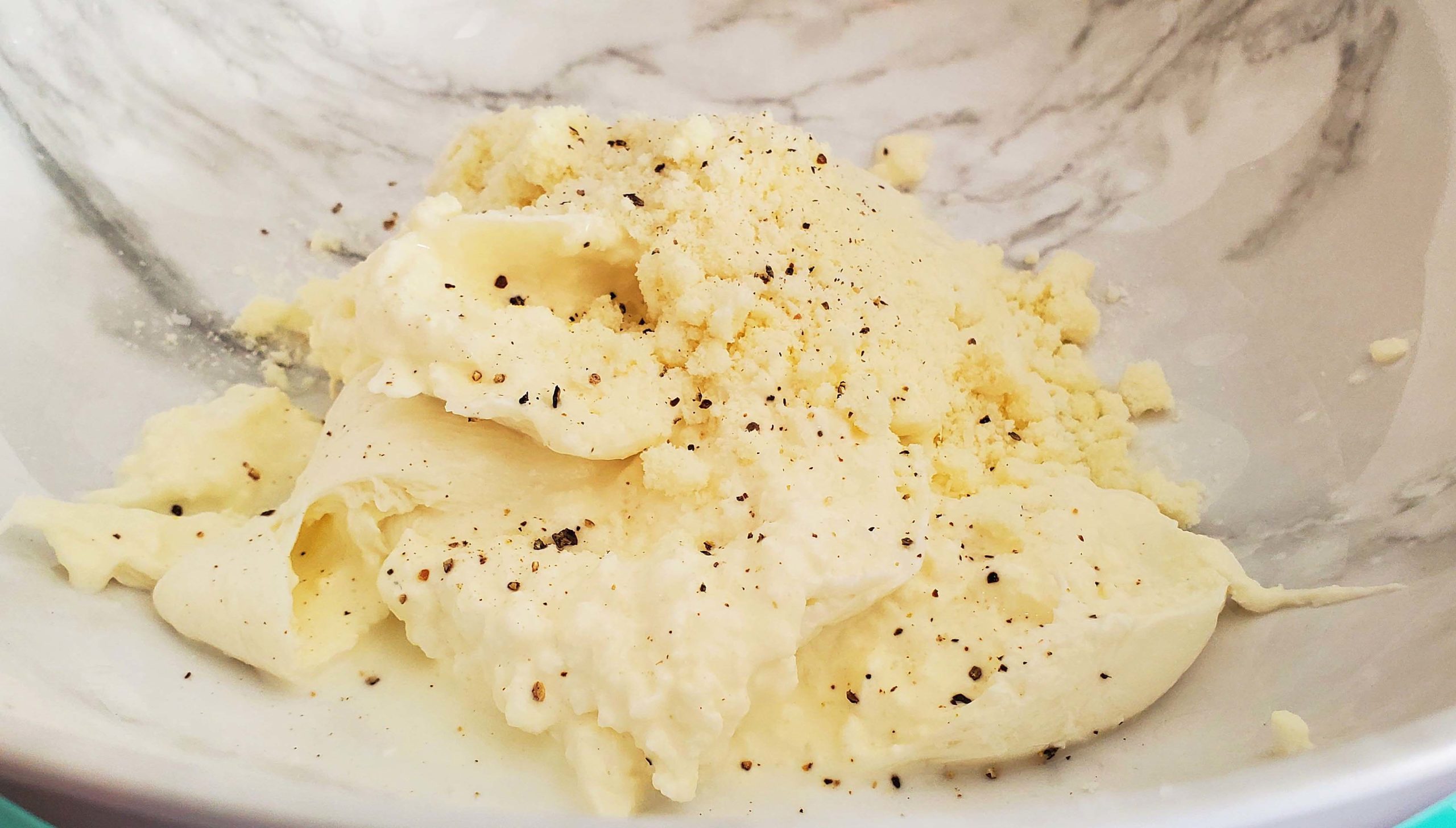 Quick 'Nduja Pasta with Burrata - Dished by Kate