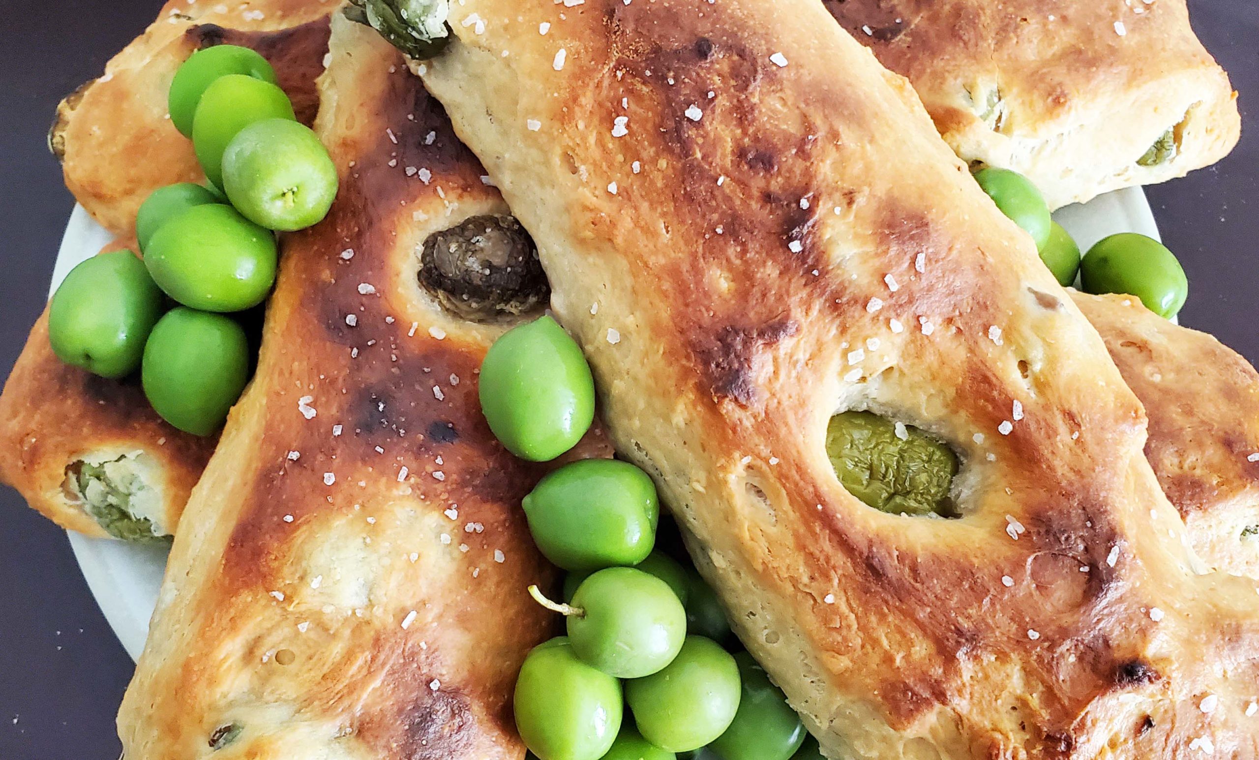 Sicilian Castelvetrano Olive Bread Chef Franco Lania
