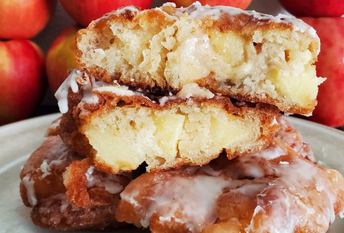 Honeycrisp apple fritters.