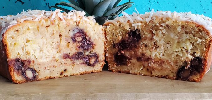 Hawaiian Pineapple Coconut Macadamia Nut Bread